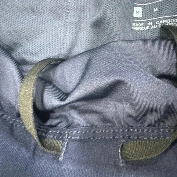 Nike men’s Dri fit shorts navy, lined, side & zip pockets sz medium - Picture 5 of 14